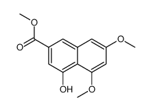 4-羟基-5,7-二甲氧基-2-萘羧酸甲酯结构式
