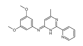 N-(3,5-dimethoxyphenyl)-6-methyl-2-pyridin-2-ylpyrimidin-4-amine Structure