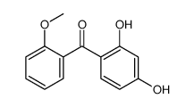 (2,4-dihydroxyphenyl)-(2-methoxyphenyl)methanone结构式