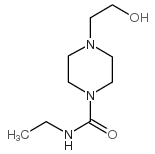 4-(2-羟基乙基)-N-乙基-哌嗪-1-羧胺结构式