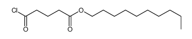 decyl 5-chloro-5-oxopentanoate结构式