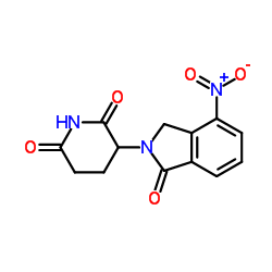 3-(4-硝基-1-氧代-1,3-二氢异吲哚-2-基)哌啶-2,6-二酮结构式