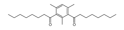 1,3-dioctanoyl-2,4,6-trimethylbenzene Structure