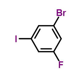 1-Bromo-3-fluoro-5-iodobenzene Structure