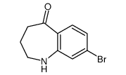 8-溴-1,2,3,4-四氢-5H-1-苯并氮杂卓-5-酮结构式