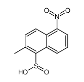2-methyl-5-nitro-naphthalene-1-sulfinic acid Structure