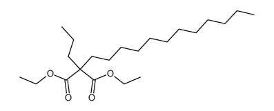 dodecyl-propyl-malonic acid diethyl ester Structure