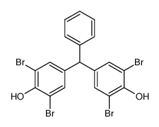2,6,2',6'-tetrabromo-4,4'-benzylidene-di-phenol Structure
