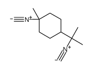 1-isocyano-4-(2-isocyanopropan-2-yl)-1-methylcyclohexane Structure