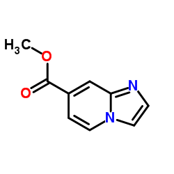 咪唑并[1,2-a]吡啶-7-羧酸甲酯结构式