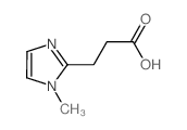 3-(1-Methyl-1H-imidazol-2-yl)-propionic acid structure