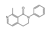 8-methyl-2-phenyl-3,4-dihydro-2,7-naphthyridin-1-one Structure