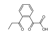 (2-propionyl-phenyl)-glyoxylic acid结构式