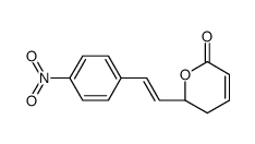 (2S)-2-[2-(4-nitrophenyl)ethenyl]-2,3-dihydropyran-6-one结构式