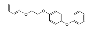 (E)-N-[2-(4-phenoxyphenoxy)ethoxy]prop-2-en-1-imine结构式