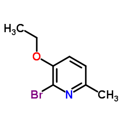 2-Bromo-3-ethoxy-6-methylpyridine Structure
