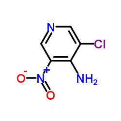 3-Chloro-5-nitro-4-pyridinamine Structure