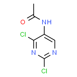 N-(2,4-二氯嘧啶-5-基)乙酰胺结构式