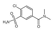 4-Chloro-N,N-dimethyl-3-sulfamoyl-benzamide结构式