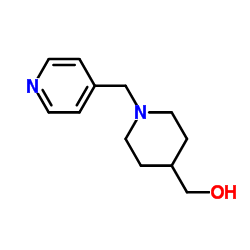 1-(4-吡啶甲基)-4-哌啶甲醇结构式