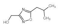 (5-异丁基-1,2,4-氧杂二唑-3-基)甲醇结构式