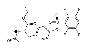 N-acetyl-O-tyrosine ethyl ester结构式