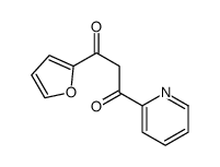 1-(furan-2-yl)-3-pyridin-2-ylpropane-1,3-dione结构式