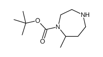 7-甲基-1,4-二氮杂烷-1-羧酸叔丁酯结构式