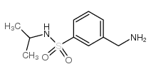 3-氨基甲基-n-异丙基苯磺酰胺结构式