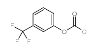 3-(三氟甲基)苯基 氯甲酸酯结构式
