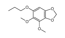 4,5-dimethoxy-6-propoxy-1,3-benzodioxole Structure