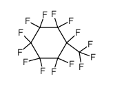 1,1,2,2,3,3,4,4,5,5,6-undecafluoro-6-(trifluoromethyl)cyclohexane结构式