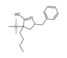 5-benzyl-3-butyl-3-trimethylsilylpyrrolidin-2-one结构式