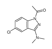 1-(5-chloro-3-(dimethylamino)-1H-indazol-1-yl)ethan-1-one Structure