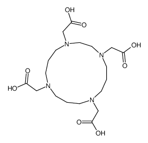 2-[1,4,12-tris(carboxymethyl)-1,4,8,12-tetrazacyclopentadec-8-yl]acetic acid Structure
