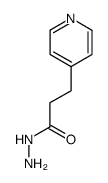3-(4-pyridyl)propanoic acid hydrazide Structure