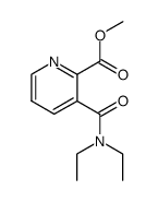 3-diethylcarbamoyl-pyridine-2-carboxylic acid methyl ester Structure