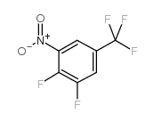 3,4-二氟-5-硝基三氟甲苯结构式
