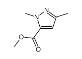 1,3-二甲基-1H-吡唑-5-甲酸甲酯结构式