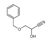 2-hydroxy-3-phenylmethoxypropanenitrile Structure