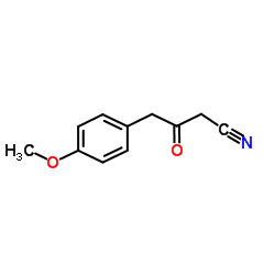 4-(4-甲氧基苯基)-3-氧代丁腈结构式