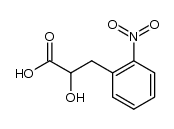 2-hydroxy-3-(2-nitro-phenyl)-propionic acid Structure