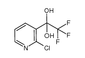 1-(2-chloro-pyridin-3-yl)-2,2,2-trifluoroethane-1,1-diol Structure