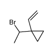 1-(1-bromoethyl)-1-ethenylcyclopropane Structure