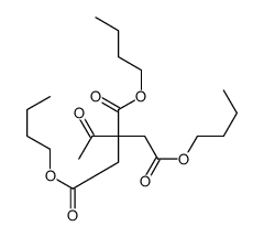 tributyl 2-acetylpropane-1,2,3-tricarboxylate Structure