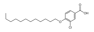 3-chloro-4-dodecoxybenzoic acid Structure