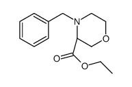 (3R)-4-(苯基甲基)-3-吗啉羧酸乙酯结构式