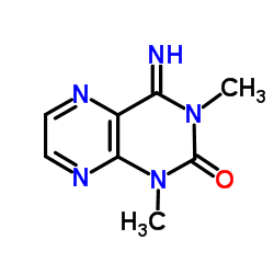 4-Imino-1,3-dimethyl-3,4-dihydro-2(1H)-pteridinone Structure
