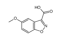 5-甲氧基-苯并[d]异噁唑-3-羧酸结构式
