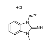 3-Vinyl-2-imino-1-methylbenzimidazoline Hydrochloride Structure